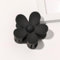 1 pince à cheveux en forme de fleur pour femme - En plastique antidérapant - Pour femme et fille - Pour un port quotidien - Noir