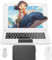 aichiw Ordinateur PC Portable 10,1 Pouces, Intel Atom Z8350, 2Gb RAM, 64Gb Stockage eMMC, Windows 10, Sacoche Offerte（Clavier Français -Blanc）