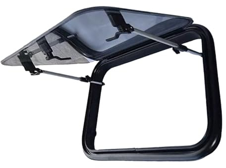 FORÇA SWISS OUTDOOR S.O. Ventana de cristal auténtico para camping, 500 x 400 cm, para empotrar Vanlife