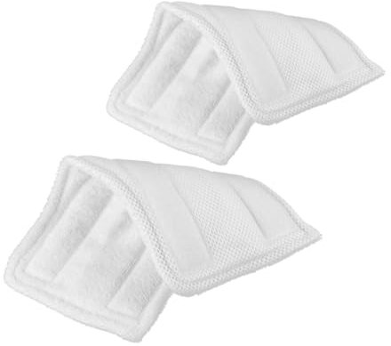 COLLBATH 2 Piezas Cubierta De Trapeador De Vapor Limpiador De Trapeador a Vapor Almohadillas Fibra Para Trapeador Cabezales Trapeador Repuesto Tela De Fibra Limpio Fregona Plana