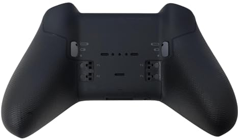 Hzxkqmil Ersatz-Gehäuse Untere Schale Rückseiten-Platten Abdeckung Ersatzteile für Xbox Elite Controller Series 2 (Schwarz)