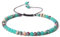 JENCVNL Verstellbar Naturstein Armband 4mm Echtes Naturstein Armband Damen Perlen Armbänder mit 4mm Perlen Handgefertigtes Edelsteinarmband für Damen Herren (Shoushan Stein)