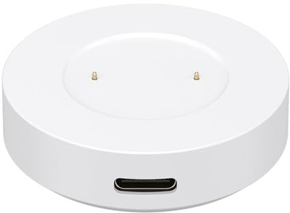 QEINZOY Caricatore per Huawei Watch GT 2 / Watch GT 2e / Watch GT, Honor Magic Watch 2 / Honor Watch Gs Pro, USB C Caricatore Magnetico Dock di Ricarica Portatile (Senza Cavo), Bianco