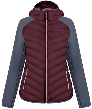 KUTOOK Veste Matelassée Femme Légère, Imperméable, Respirante et Coupe-Vent pour l'Hiver Doudoune Femme