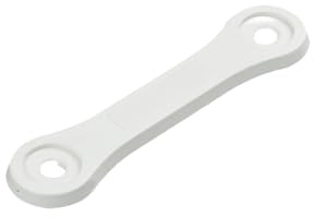 LYSEL® Nietunterlage für Riemen- oder Bügelkram, (L) 67mm in weiß (10 Stück)