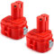 Moticett 2 Pacchi 12V 3000mAh Ni-MH Sostitutiva per Batteria PA12 1222 1233 1234 1235 1235F 192696-2 192698-8 192598-2 192681-5 192698-A 193138-9 193157-5 Attrezzo Elettrico Senza Fili