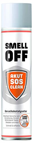 SMELL OFF Turbo Spray Geruchsneutralisierer 600 ml – effektives Geruchsentferner Raumspray zur schnellen Geruchsbeseitigung von organischen Gerüche jeglicher Art