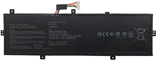ASKC C31N1620 Laptop Battery for Asus Zenbook UX430U UX430UA UX430UN UX430UQ UX430UQ-GV015T U4100U U4100UQ PRO PU404 PU404UF Series 31CP5/70/81 0B200-023700000 11.55V 50Wh