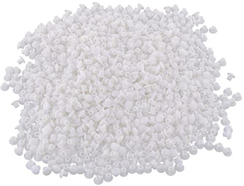 Cache Vis,500 PCS Capuchons de Vis Plastique Couvertures de Vis Cache-Trou de Forage 5mm Bouchon à Vis de Trou Bouchons de Couverture de Perçage Bouchons d'obturation pour Meubles Armoire de Cuisine