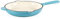 lätt Home Sartén Skillet de Hierro Fundido Azul Caribe Esmaltado 22cm. Cast Iron Skillet 100% Natural, Antiarañazos. Apta para Inducción, Vitrocerámica, Gas, Eléctrica y Horno