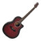 Elektroakustische Roundback Gitarre mit 15W Verstärker und Zubehör Rot