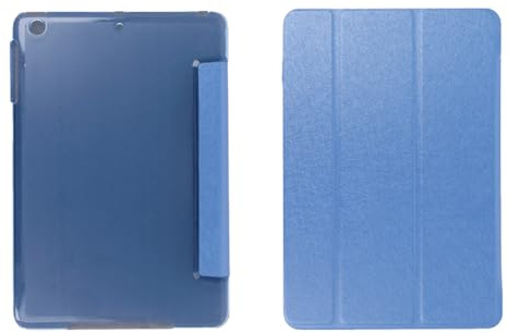 Funda Carcasa para iPad Mini 1/2/3, Cubierta Inteligente Plegable, Flip Smart Cover, Azul Oscuro