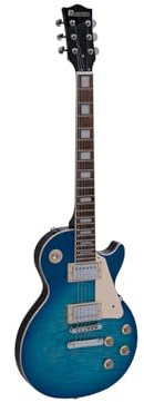 DIMAVERY LP-750 E-Gitarre, Faded Blueburst