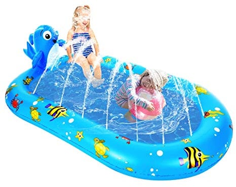 Inflatable Pool Sprinkler For Kids Toddler Summer Outdoor Water Toys Splash Pad For Kids Fun Play Mat