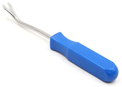 sourcing map Blue Car Door Panel Upholstery Trim Clip Fastener Retainer Remover Pry Bar Tool