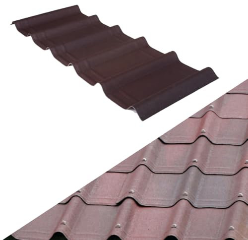 ONDUVILLA Tiles - SHED ROOF Tiles (6.5MSQ Roof Kit) - (Shaded Red)