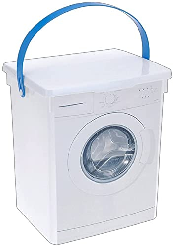A1SONIC® Laundry Dishwasher Washing Powder Tablet Plastic Storage Box Container Peg Box (Washing powder Detergent box)