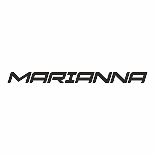 AMA SHOP Adesivo Prespaziato scritta stile racing personalizzabile con nome |Sticker per Casco, Moto, Camper,Barca | autoTuning |