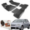 Trimak Passgenau 3D Fussmatten Auto Kompatibel mit Volkswagen Golf 5 2003-2008 Auto Zubehör 1. und 2. Reihe Gummimatten Autos TPE Allwetter Geruchlos rutschfest Vorne und Hinten Schwartz