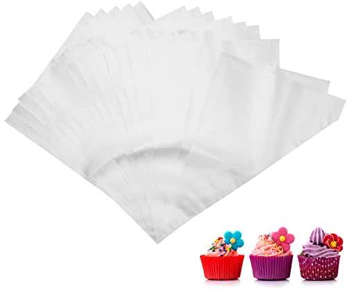 ALLY-MAGIC Disposable Piping Bags Plastic Icing Piping Pastry Bags for Frosting Dessert Cake Decoration Perfect for Professional Novice Bakers Y2-YCXBHD