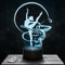 Turnerlampe Gymnastik Sport Turner Dekoration für Jungenzimmer 3D-Turnerlampe Gymnastik Sport Geschenkidee für eine gedämpfte Lichtdekoration. Originelles für Jugendliche. TOP