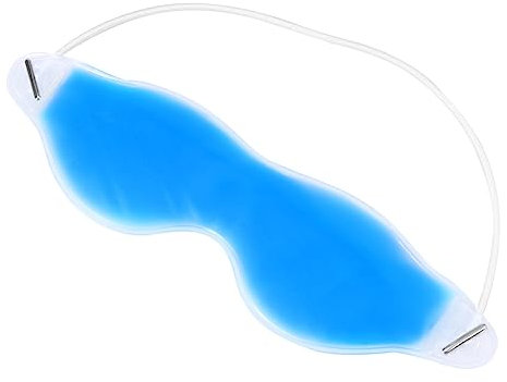 FRCOLOR Kühlende Gel Augenmaske Gegen Migräne Weiche Eis Augenmaske Für Besseren Schlaf Therapeutische Kältetherapie Maske Blaue Entspannungsmaske Für Augenpflege