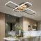 SHIANDAR LED Deckenleuchte Wohnzimmer, Unterputz Wohnzimmerlampe Led Deckenleuchte Dimmbar,Moderne Deckenlampe Led Wohnzimmer mit Fernbedienung 3000K–6500K