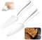2-Stück Set Tortenheber Edelstahl,Kuchenheber & Tortenheber,Tortenschaufel,Wmf Tortenheber,Kuchenschaufel,für Hochzeit Tortenmesser Backhelfer Kuchenmesser,Servierbesteck,Gezackte,Cake Schneidehilfe
