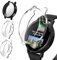 ivoler 3 Pièces Coque avec Protection Écran pour Garmin Vivoactive 5, Étui de Protecteur Complète en TPU Souple Mince Antichoc Anti-Rayures Housse (2 Transparent + 1 Noir)