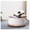 desktop fountain Ceramic Tabletop Water Fountain Feature Zen Feng Shui Tabletop Fountain, Mock bamboo design, for Indoor and Outdoor Home Decoration Table Desktop Office, High 5.1 bedroom decor(White
