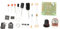 LM386 Audio Amplifier Kit DC3-12V Audio Stereo Amplifier Module FR4-A PCB 0.5W-10W Drive Speaker