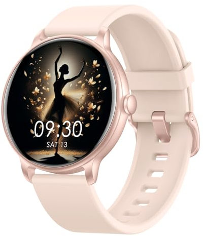 Montre Connectée Homme Femme, 1.43'' AMOLED Smartwatch avec Appel Bluetooth, Montre Connectee avec Moniteur de Fréquence Cardiaque, Podomètre Etanche IP68 Montre Intelligente pour Android iOS