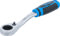 BGS 2181-2 | Durchsteck-Umschaltknarre | Abtrieb Sechskant 19 mm | feinverzahnt | ergonomisch | rutschfest | Knarre | Ratsche