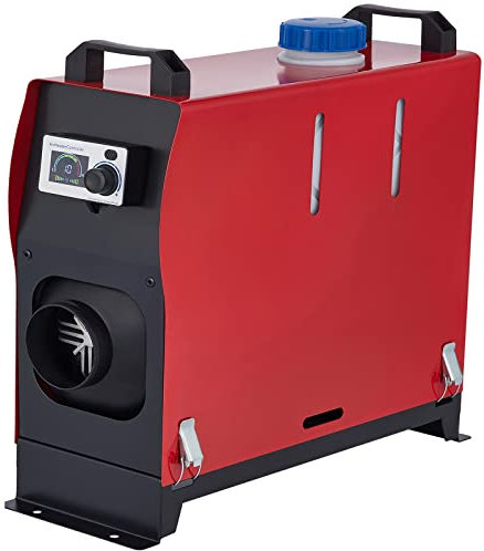 FlowerW Calentador de Diesel 12V 5KW con Transmisión de Voz y 1 Salida de Aire Calentador de Combustible Calefacción Estacionaria para Camión Furgonetas RV Vehículos