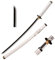 Skyward Blade Holzschwert Roronoa Zoro Katana, Anime Original Textur Japanisch Samurai Schwert, Wado Ichimonji Katana für Cosplay Kollektion