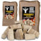 Blocchi di incenso affumicatore grill pezzi per barbecue quercia affumicare 2-4 kg XXXL affumicatore forno a legna griglia affumicare braciere patatine Grillmaster, Quantità:4 kg