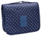 Erthree Travel Hanging Toiletry Wash Bag Makeup Cosmetic Organizer Hanging Toiletry Bags for Women, Waterproof Multifunctional Cosmetics Storage Bag for Girls Men (Blue Point)