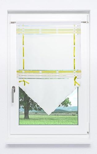 LYSEL Scheibenhänger Estancia (Bx H) 60cm * 90cm Grün/Lindgrün