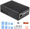 Geekworm Raspberry Pi 5 boîtier en Aluminium Passive Cooling Case for Raspberry Pi 5 8GB / 4GB (P573)