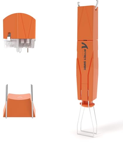 ATTACK SHARK KS01 2-in-1 Keycap Puller und Switch Puller für Mechanische Gaming-Tastaturen, Verstellbarer Tastenkappenentferner aus 304-Edelstahl, Müheloser Schalterentferner- Orange
