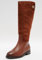Tommy Hilfiger TH Stud Leather Mix Long Boot (FW0FW08341, Stivali Alti Donna, Marrone (Cognac Brown), 36 EU