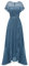 Berylove Festliches Kleid Brautjungfer Glitzerkleid Damen Hochzeitsgast Kleid Damen Abendkleid Blau Chiffonkleid Damen Jugendweihe Kleid Ball Kleid RBLP7051XP Grey Blue XL