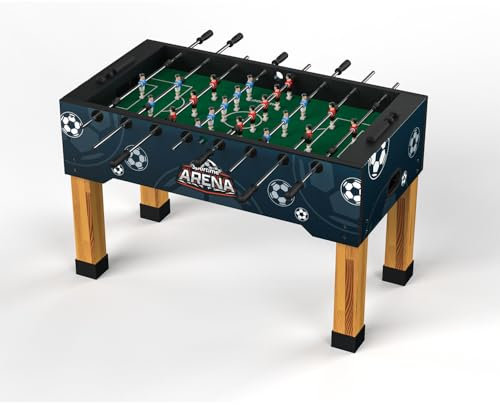 Sportime Tischkicker Arena | Robustes Modell | Spielspaß für die ganze Familie | 16 mm Stahlstangen mit Gleitlagern