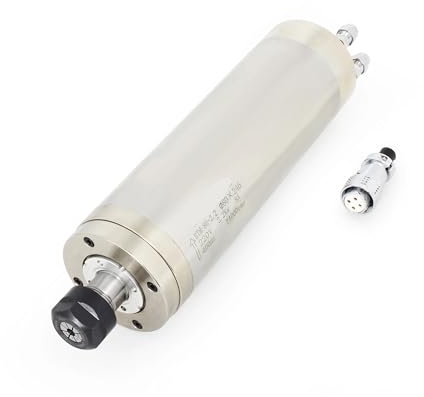 TIEOAXFT Motore mandrino raffreddato ad Acqua Impermeabile for tornio CNC ER20 da 2,2 kW 220 V for Metallo