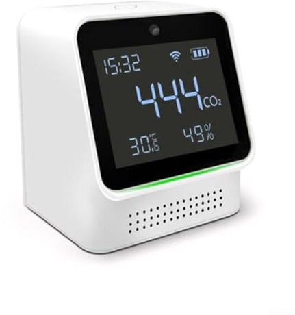 HpLive Luftqualität Detektor Temperatur Feuchtigkeit Messgerät Monitor mit App Steuerung LCD Display