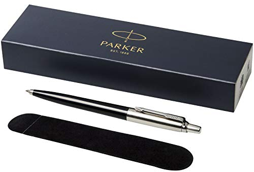 PARKER -Jotter ballpoint pen with Velvet Pouch in gift box - black ink - black