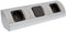CornerBox Schalter + 2x Schuko Tisch Ecksteckdose Tischsteckdose Aluminium