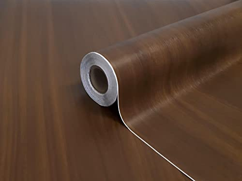 Film autocollant laminé NOIX 2 pour meubles en bois, cuisine, porte, table, mur - PVC Adhésif Film - Largeur du rouleau: 90 cm