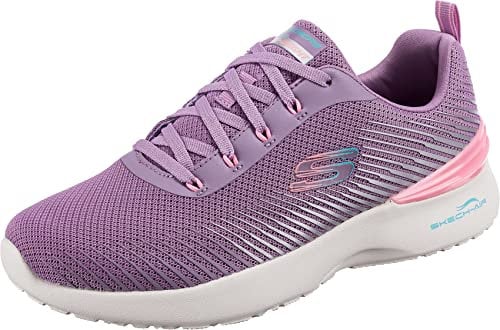 Skechers Damen Skech-AIR Dynamight Luminosity Sneaker, Mauve Mesh Pink Trim, 37 EU