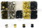 120 Set Chicago Screw Posts, Rivet Chicago Binding Screws, Metal Rivet Ersatzreparatur für Taschen, Handwerk, Kragen, Geschirr, Gepäck, Geldbörse, Hundeleine, Rucksack, Gürtel (Farbmischung)